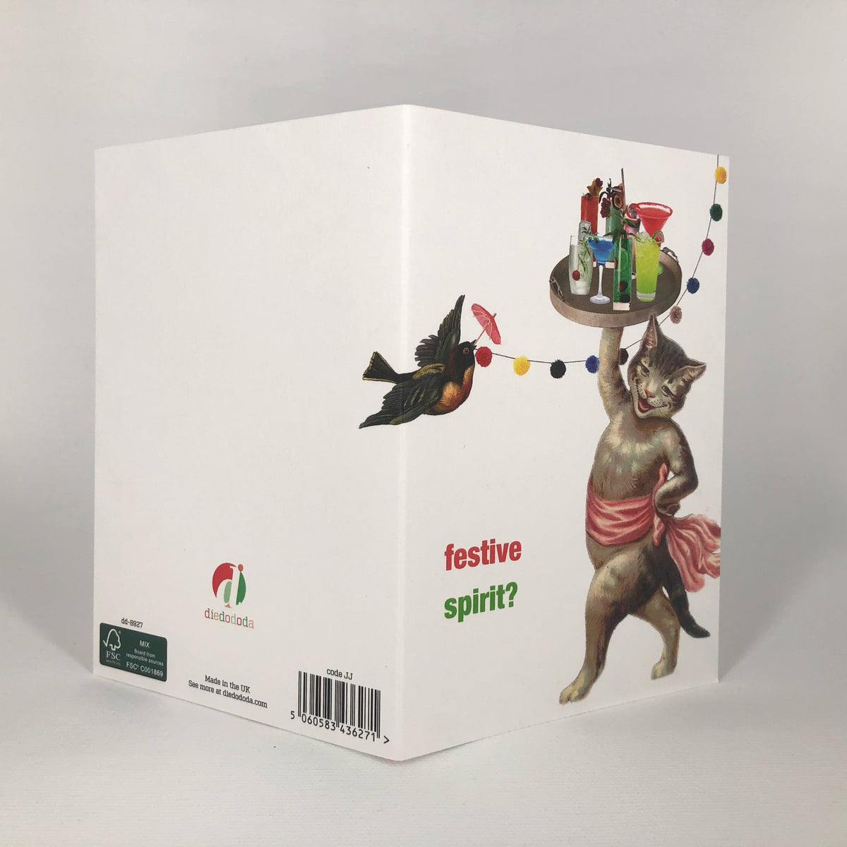 Festive Spirit Christmas Greeting Card