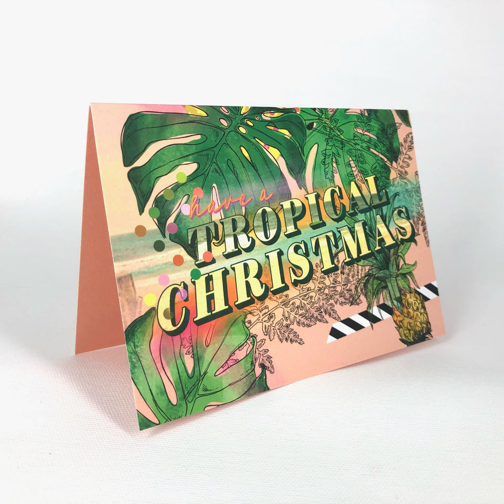 Tropical Christmas Card