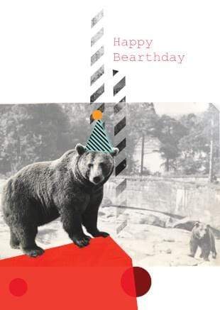 Happy Bearthday Greeting Card