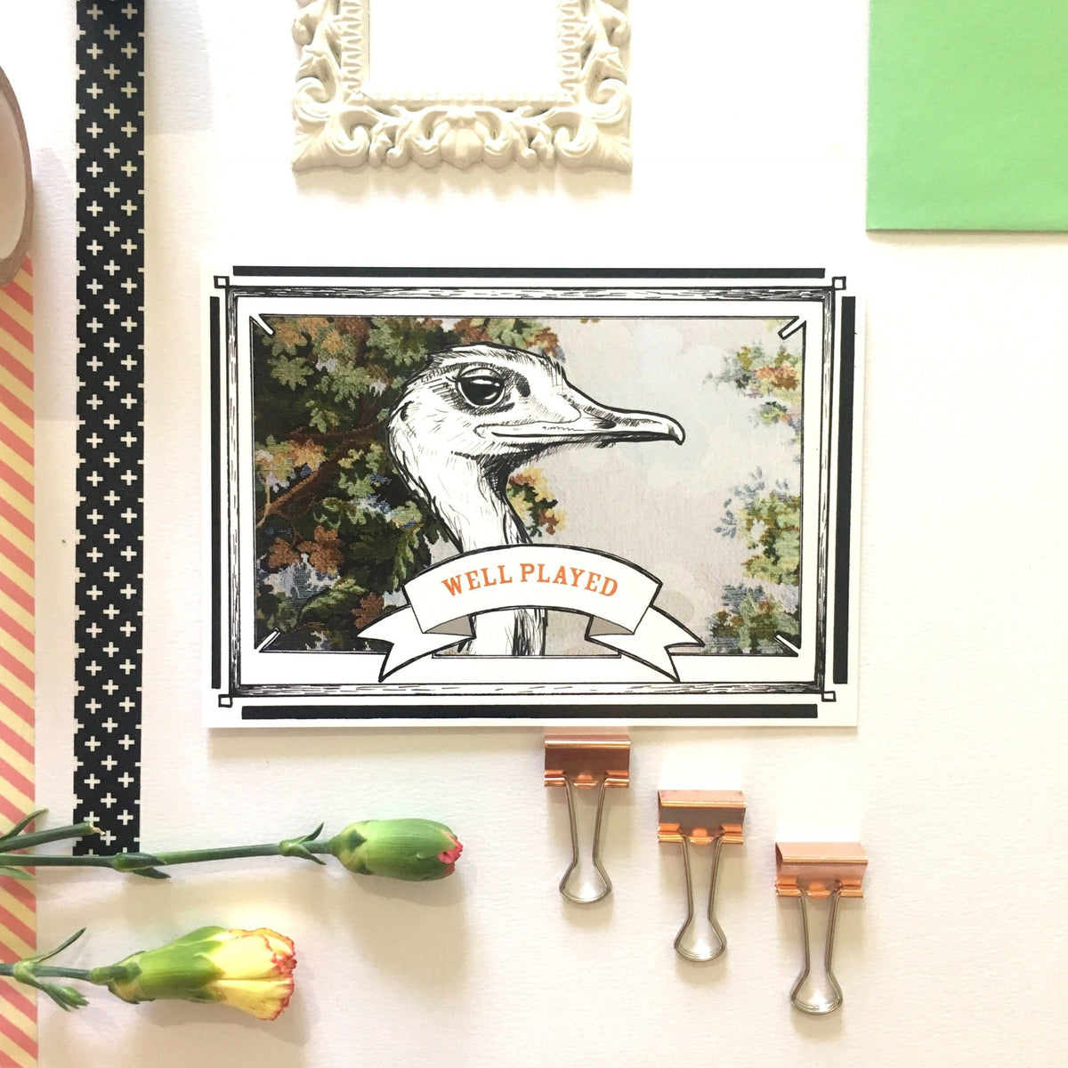 Nonplussed nando well played Greeting Card