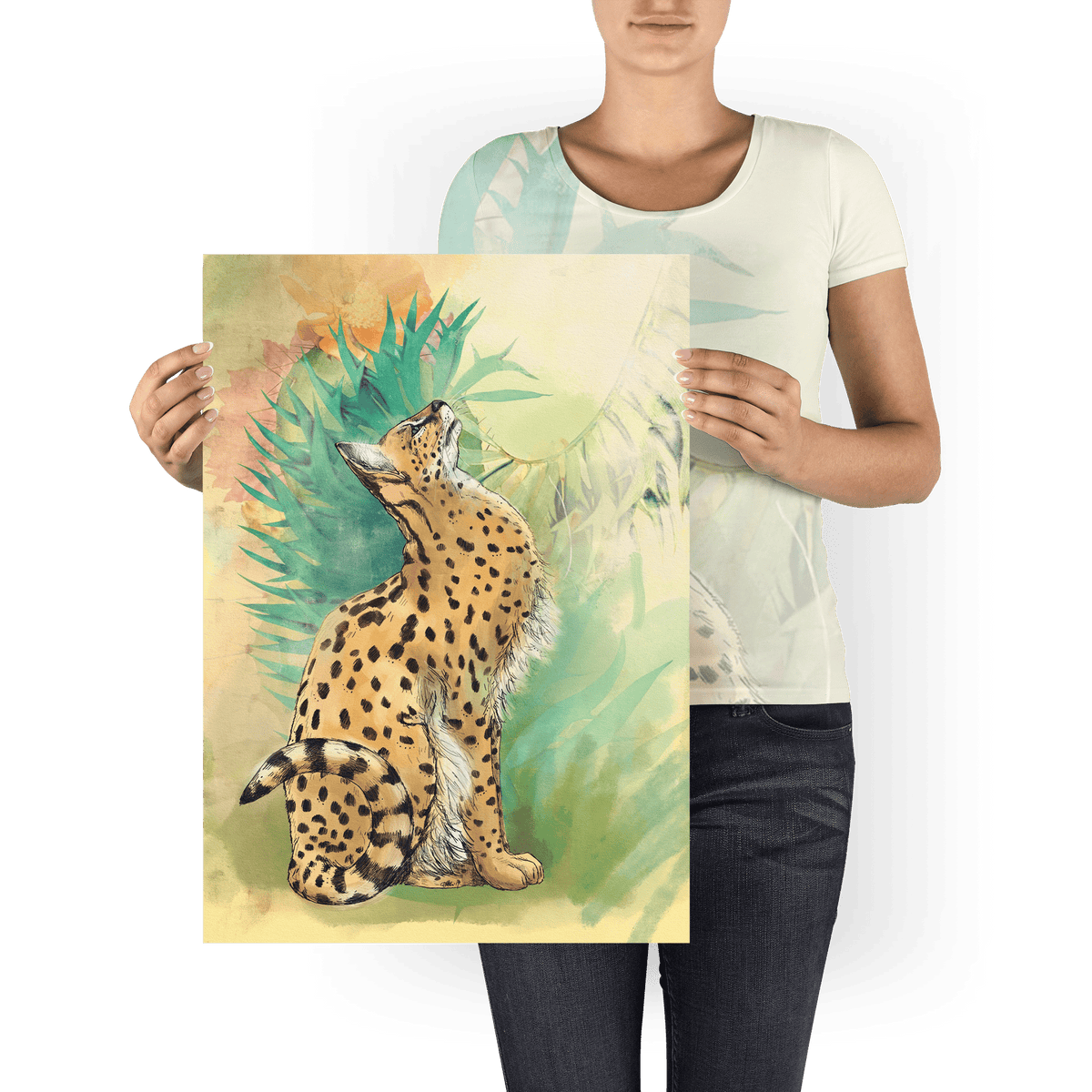 Spring Steppe A4 Giclée Print