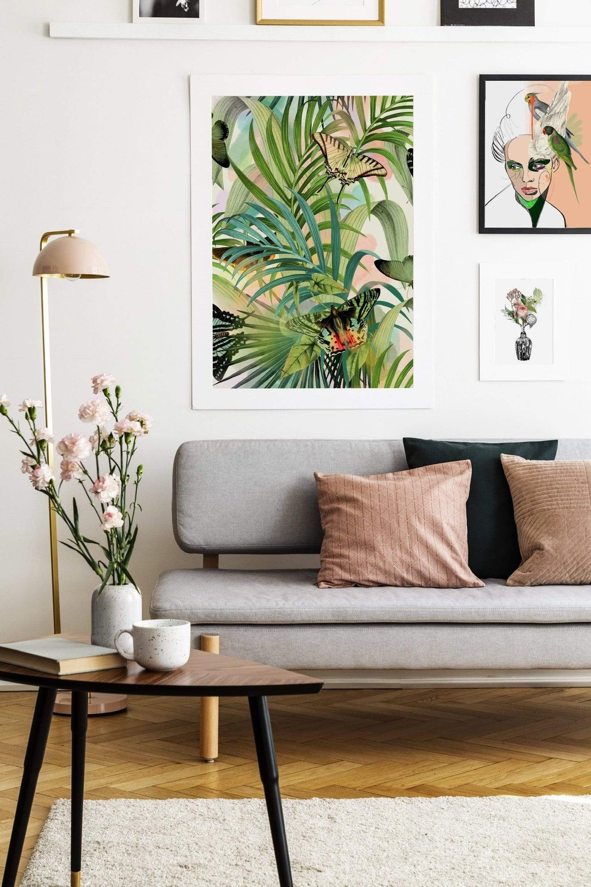 Fluttering Flora A2 Giclée Print