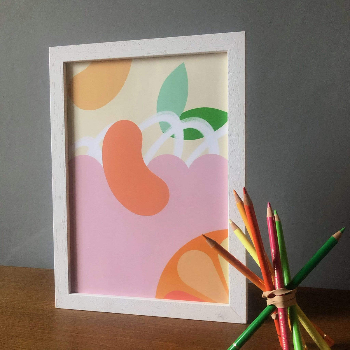 Mandarin Mousse A4 Print