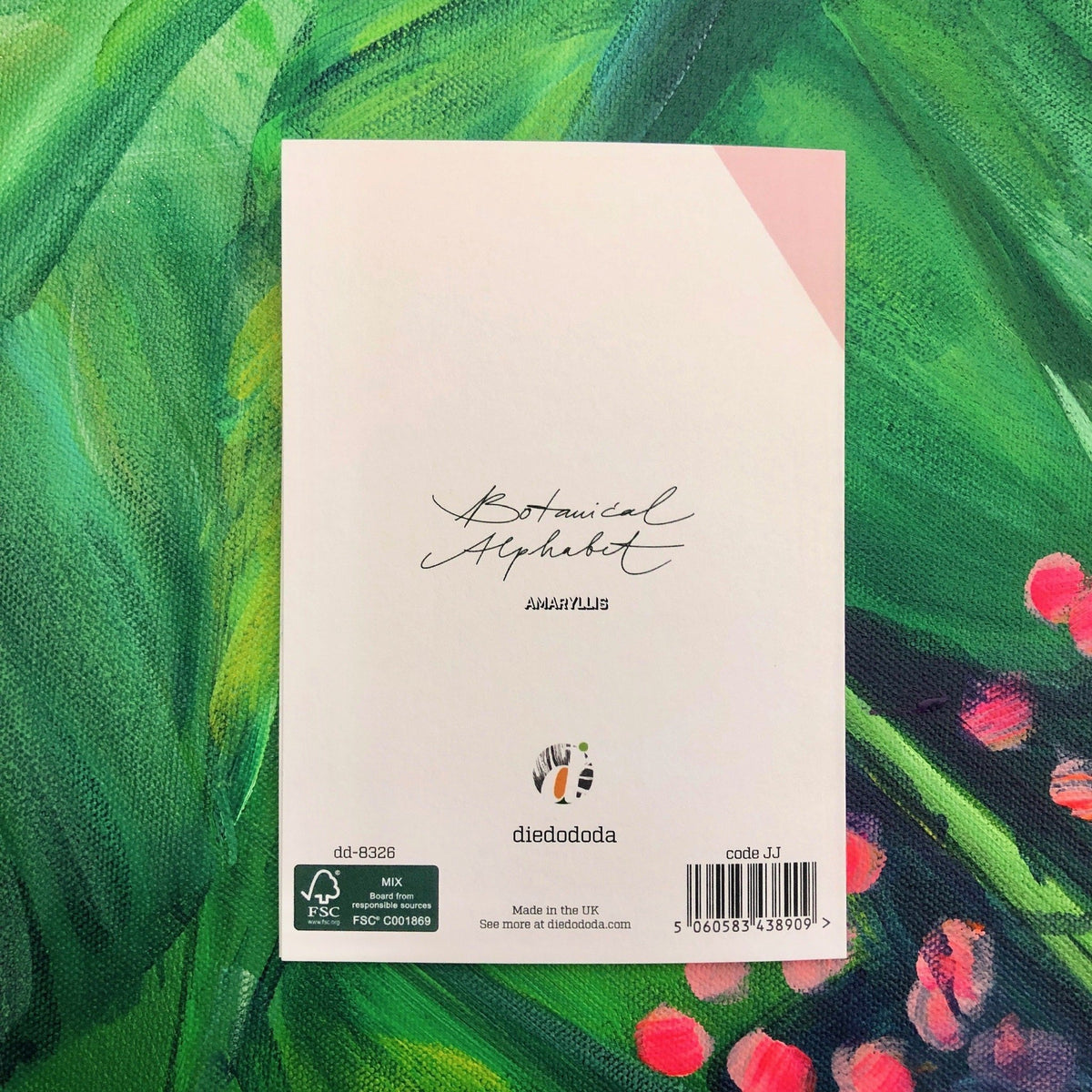 Botanical Alphabet & Greeting Card