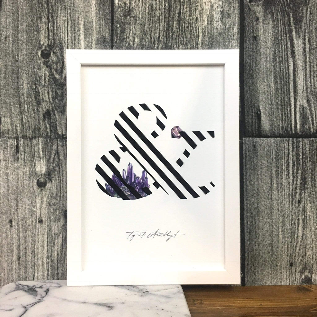 Gemstone Alphabet & A4 Print