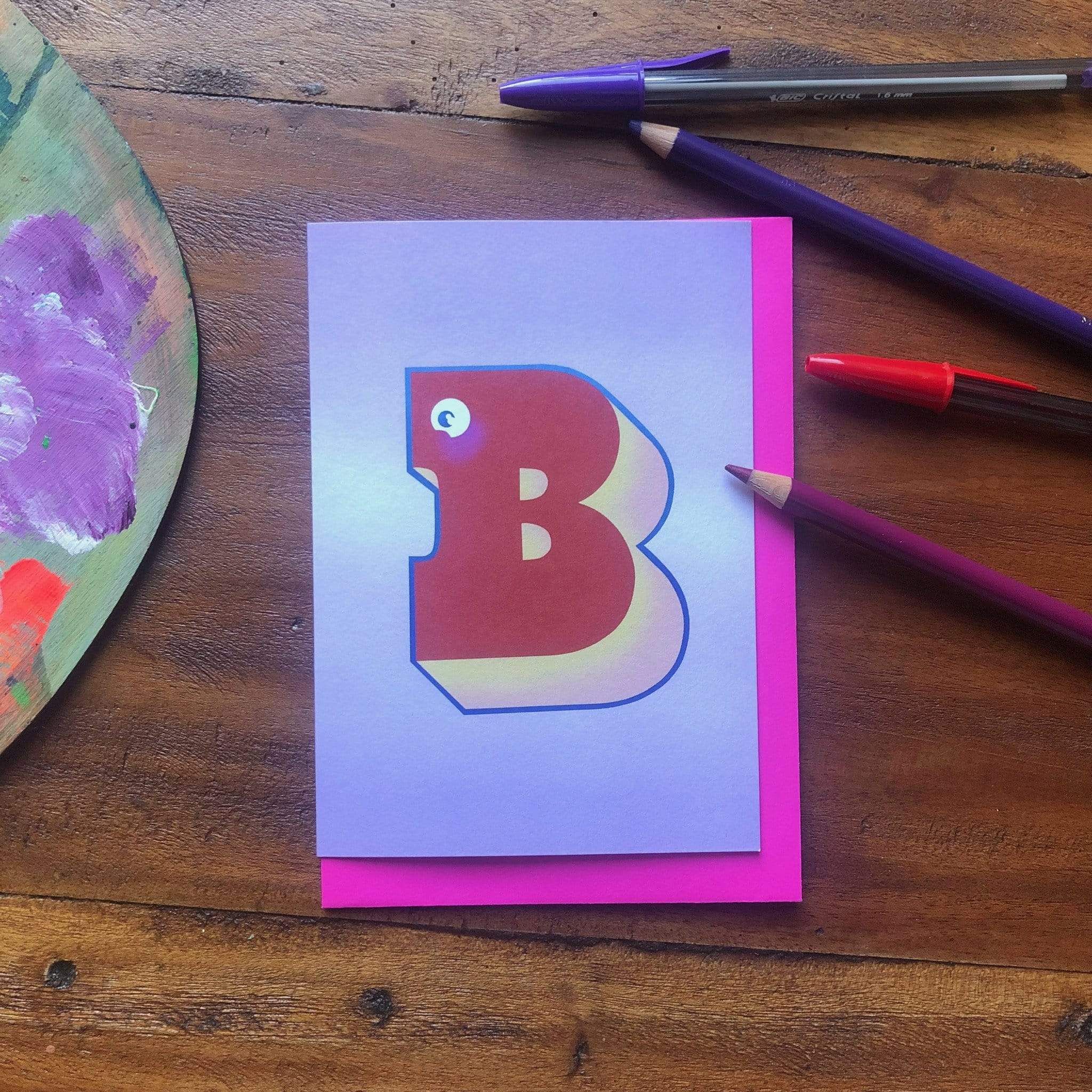 The Jolly Type B Greeting Card
