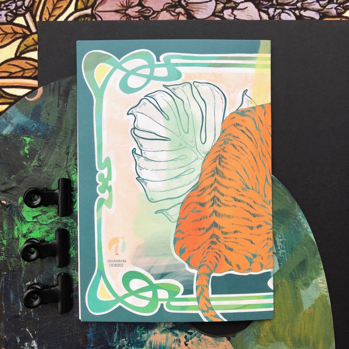 Hello Tiger Greeting Card