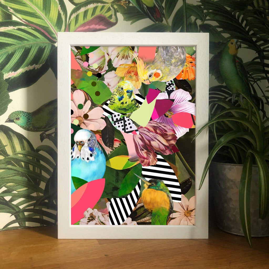Beaky Botanicals A4 Print