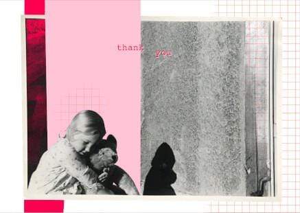 Bear Hug Thank You Greeting Card