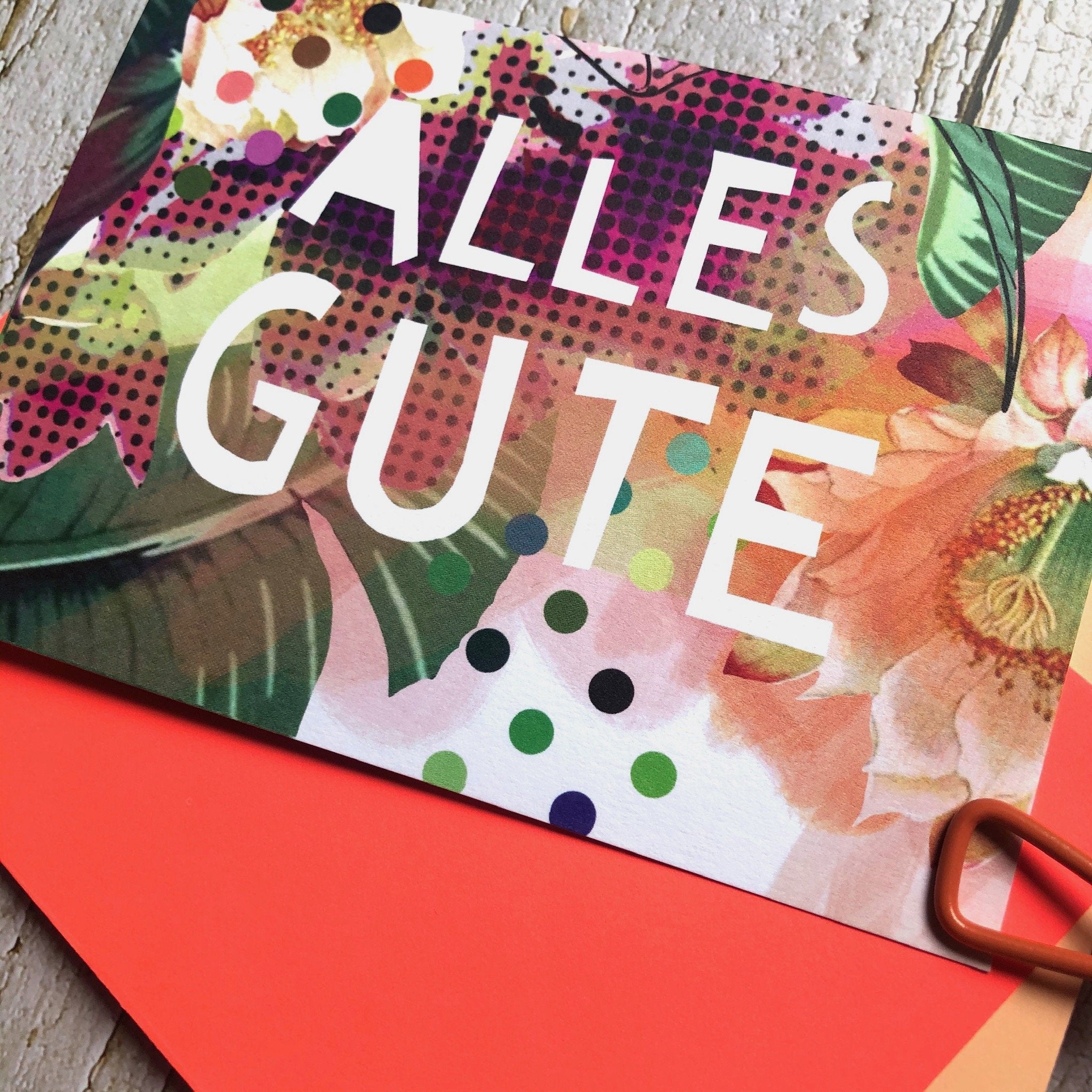 Alles Gute Greeting Card