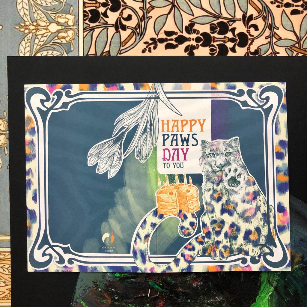 Happy Paws Day Greeting Card