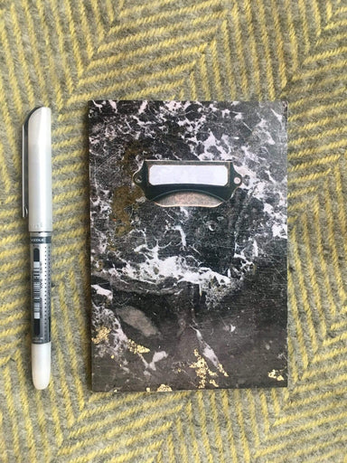 Black Marble Pocket Notebook