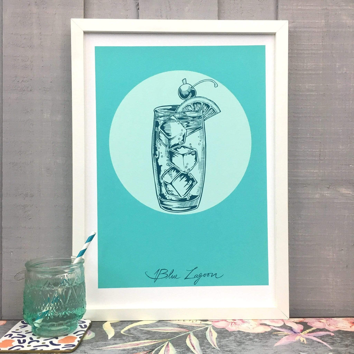 Blue Lagoon A2 Giclée Print