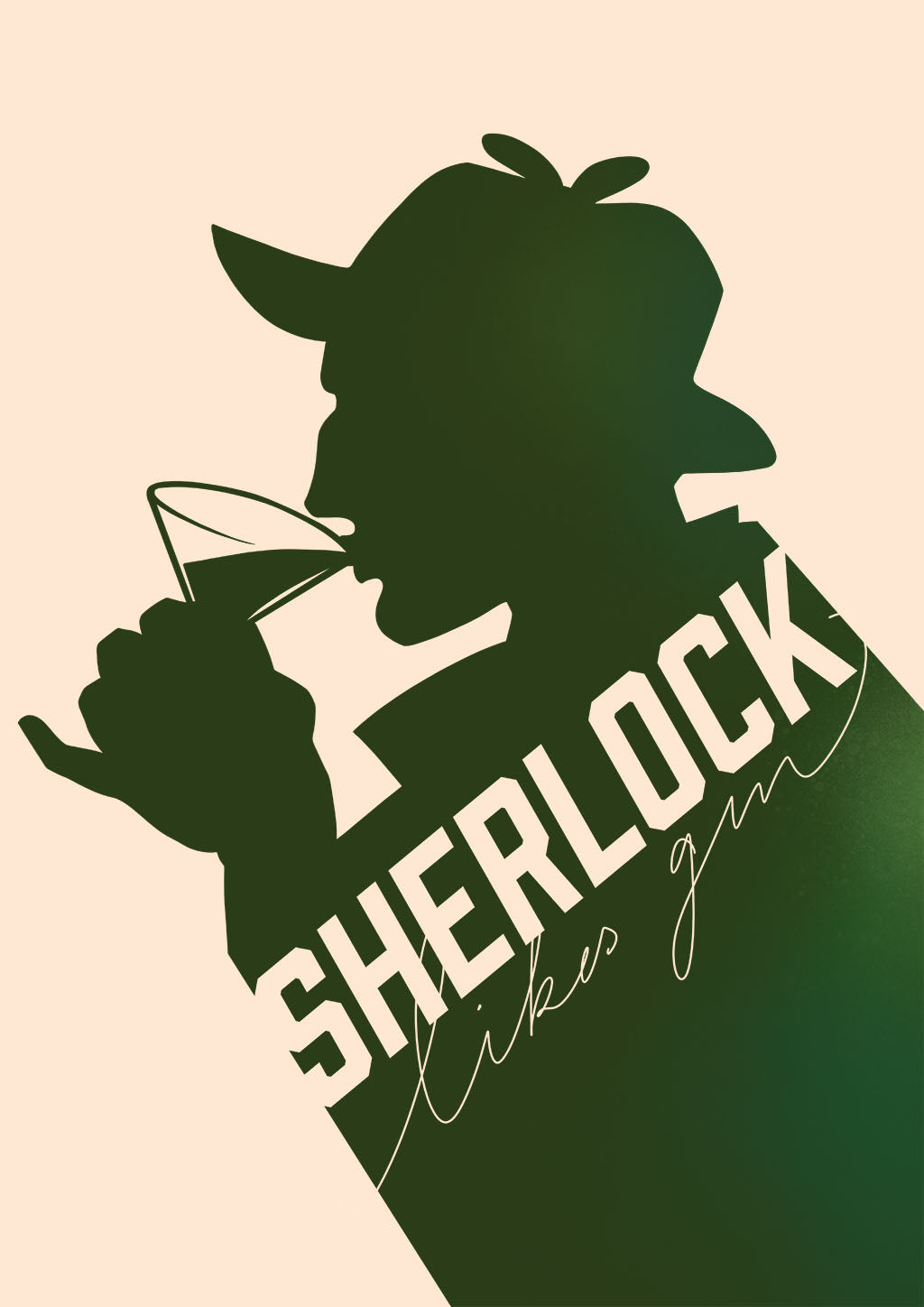 Botanical Pink Sherlock Likes Gin 