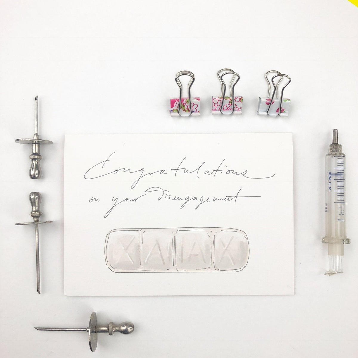 Congratulations On Your Disengagement Greeting Card