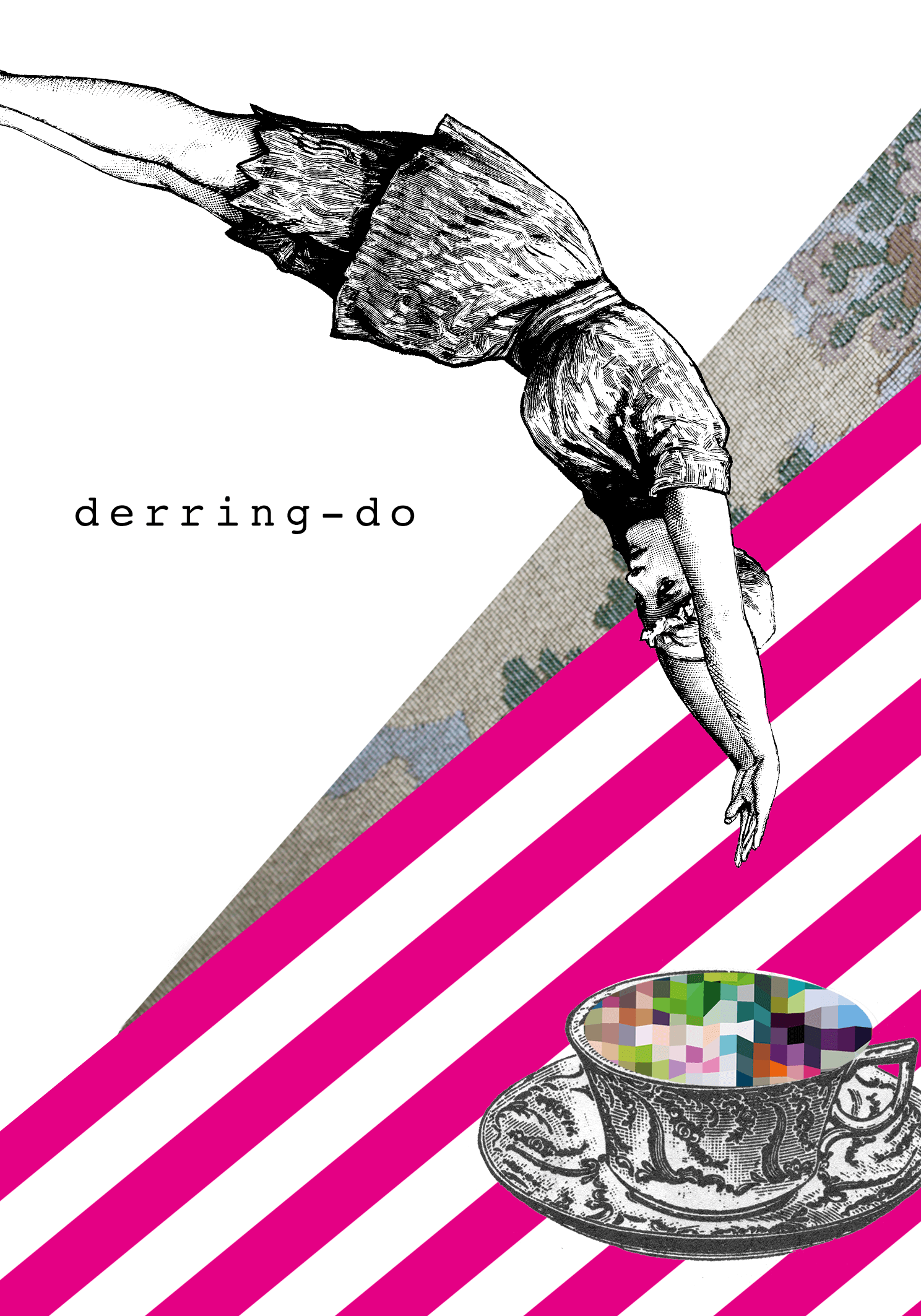 Derring-Do Greeting Card