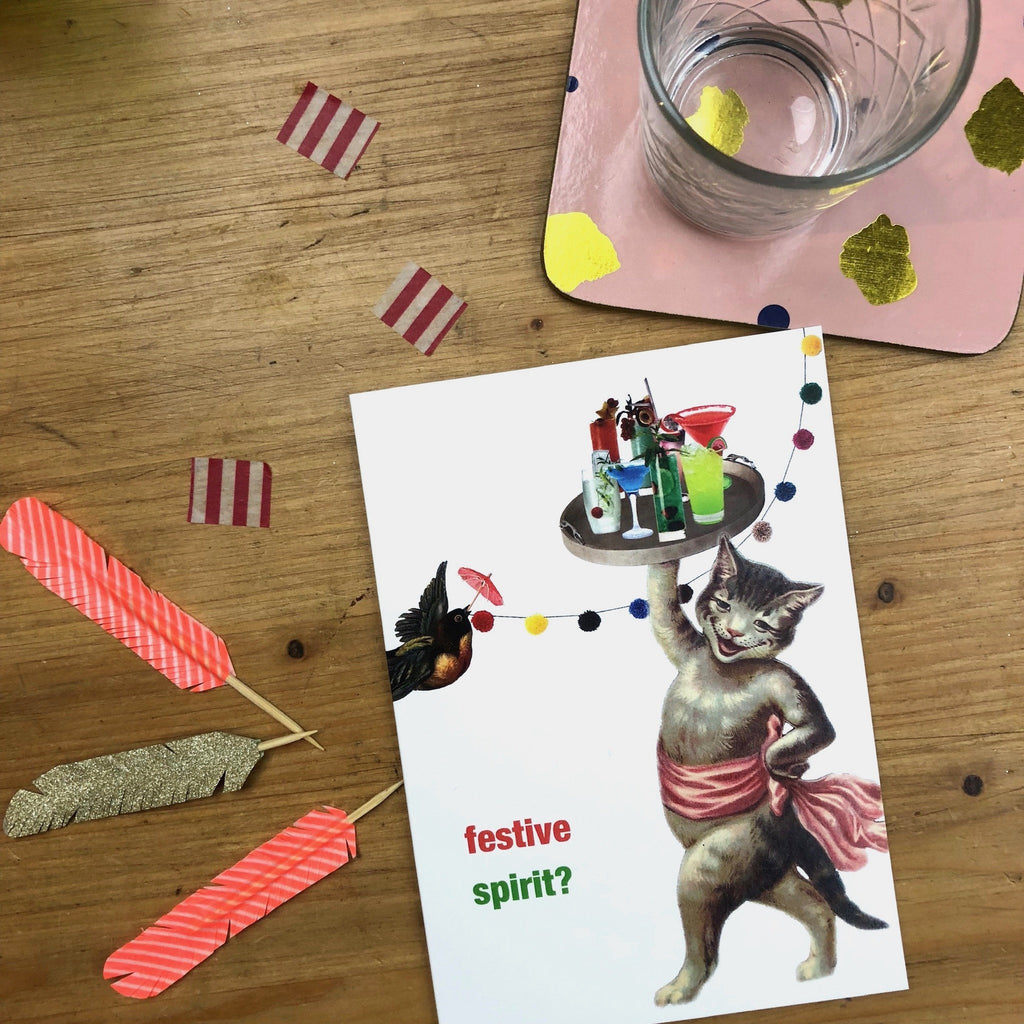 Festive Spirit Christmas Greeting Card