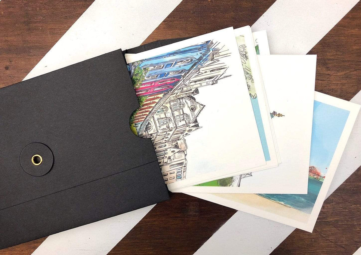 Enchanting Edinburgh Mini Art Print Set