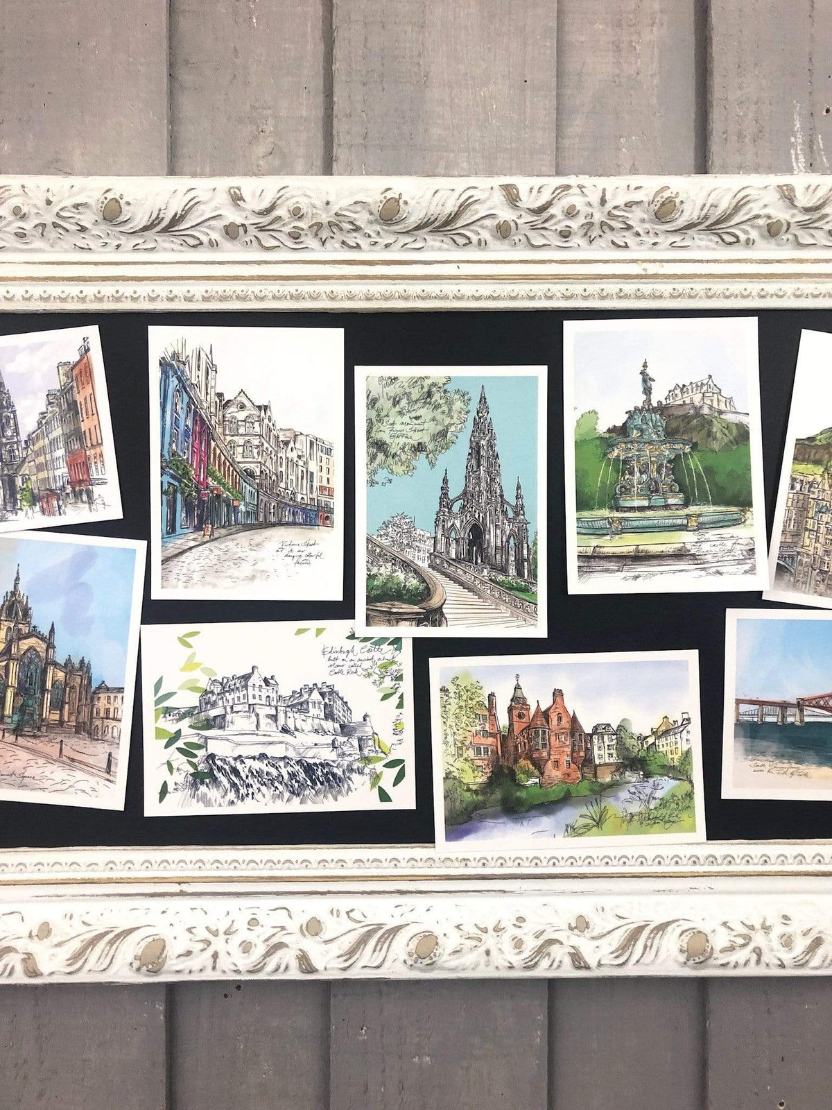 Enchanting Edinburgh Mini Art Print Set