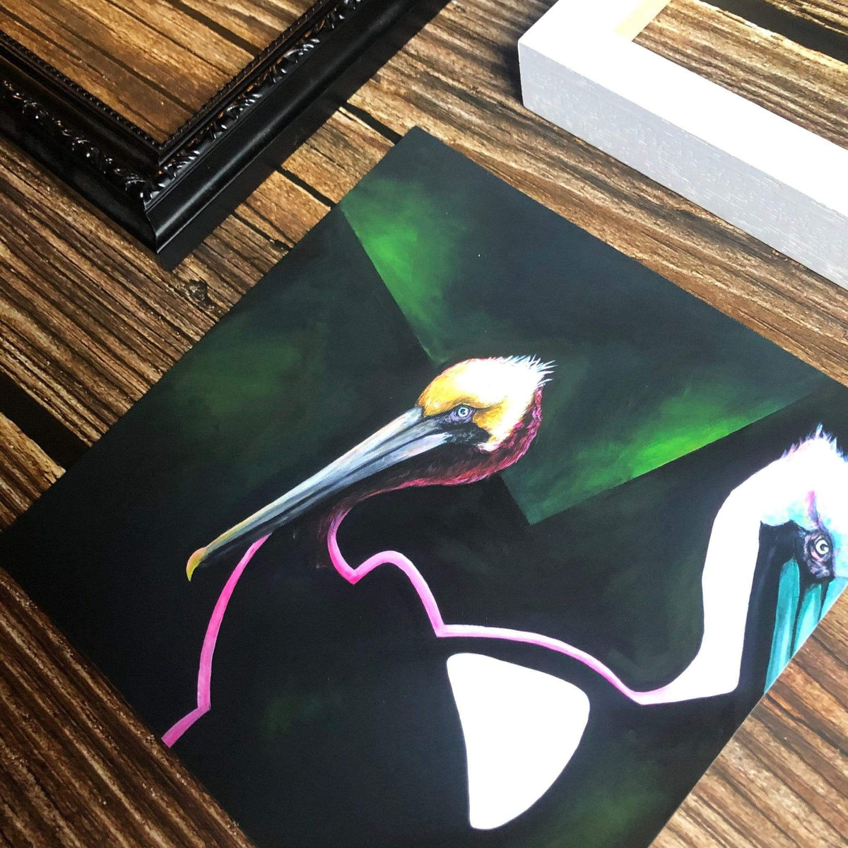 Pelicans 8" Giclée Print
