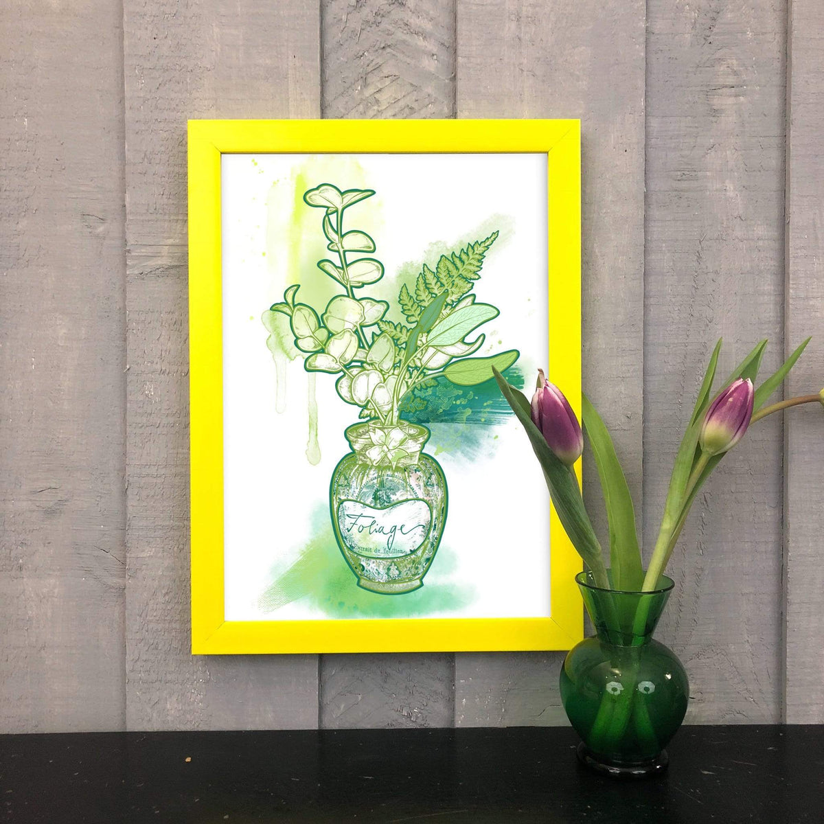 Foliage Green A3 Print