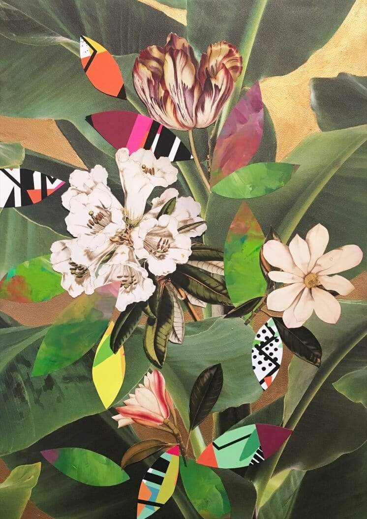 Foliage Collage Matte Art Print
