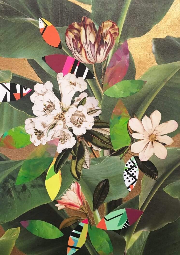 Foliage Collage Matte Art Print