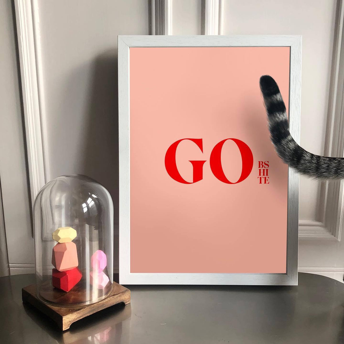 Gobshite Pink A4 Print
