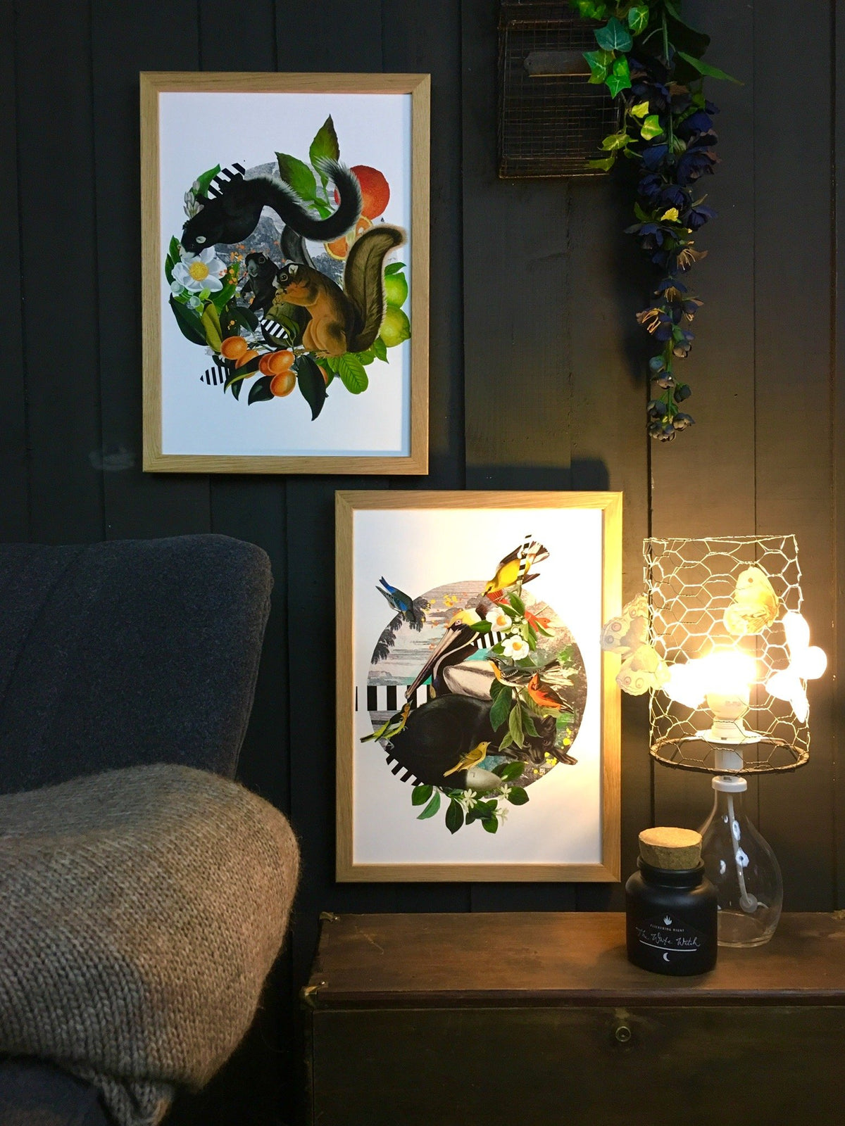 Squirrels in Sicily A3 Print