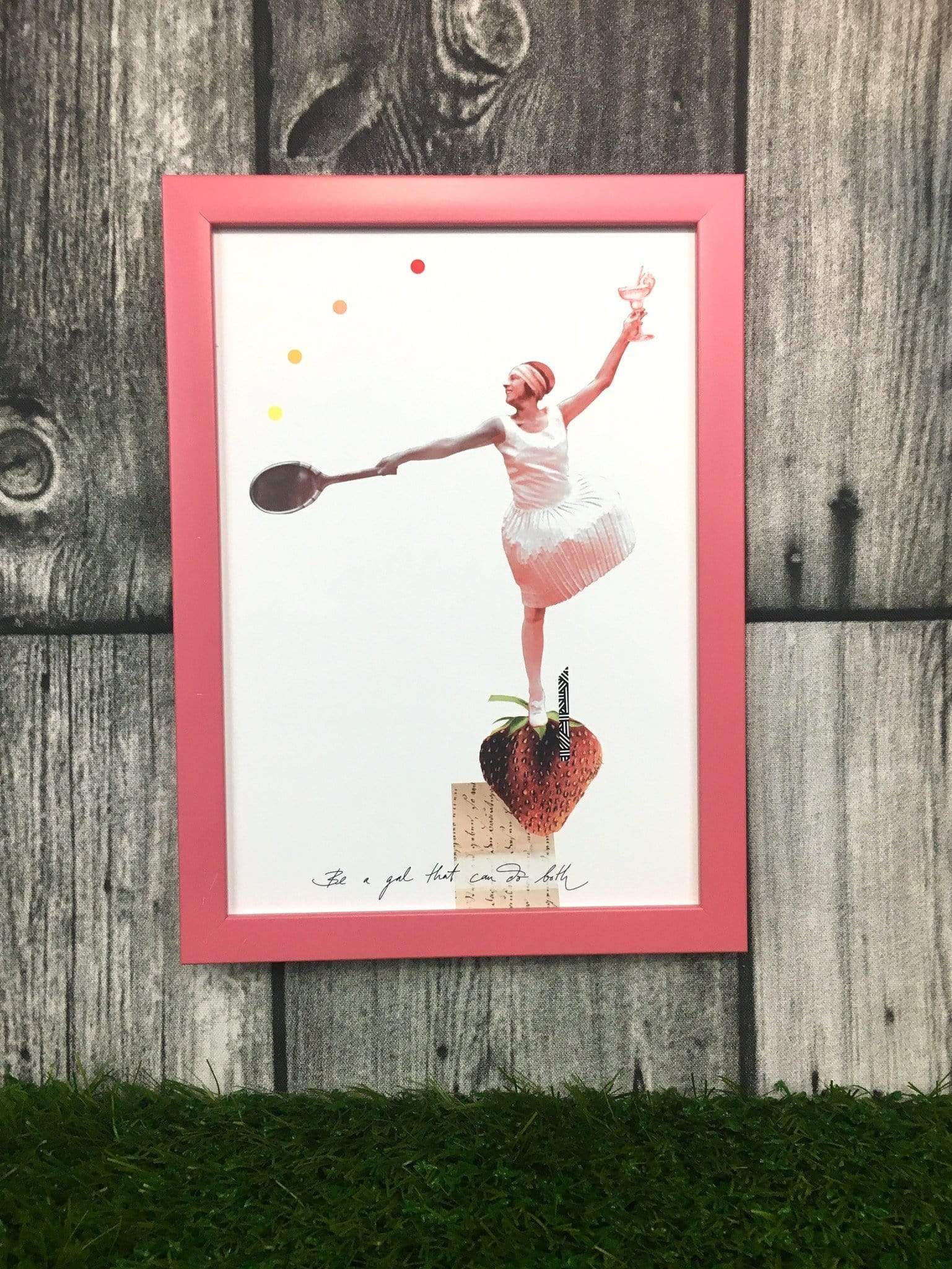 Tennis Cocktail A2 Print