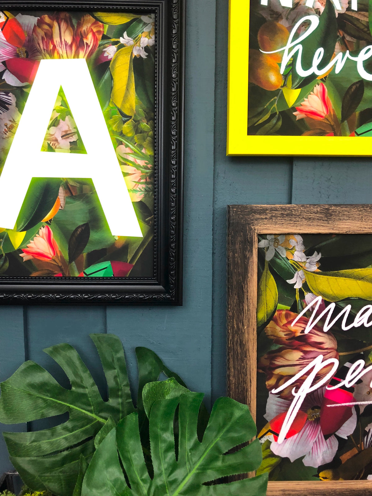 Custom Botanical Portrait A4 Print