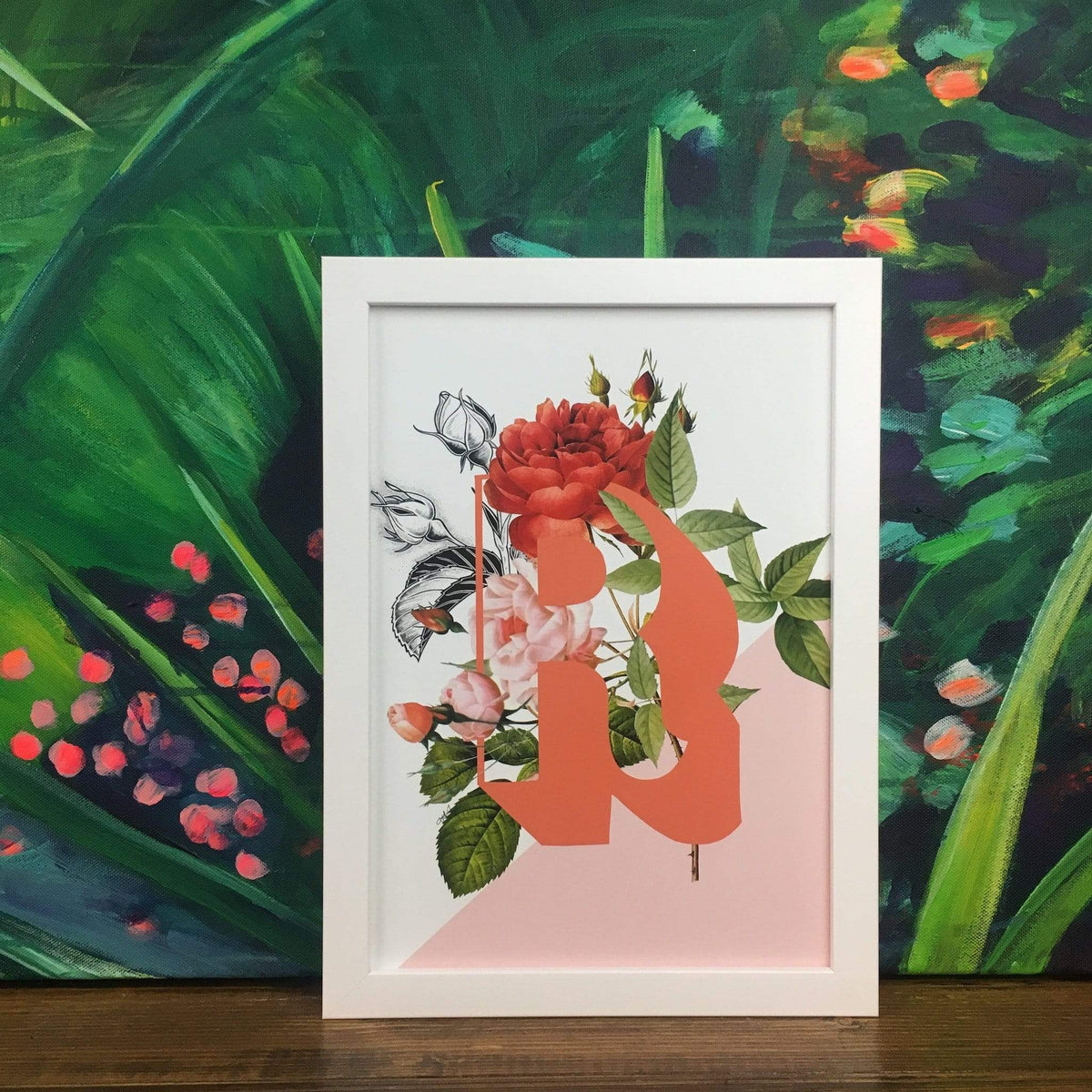 Botanical Alphabet R A3 Print