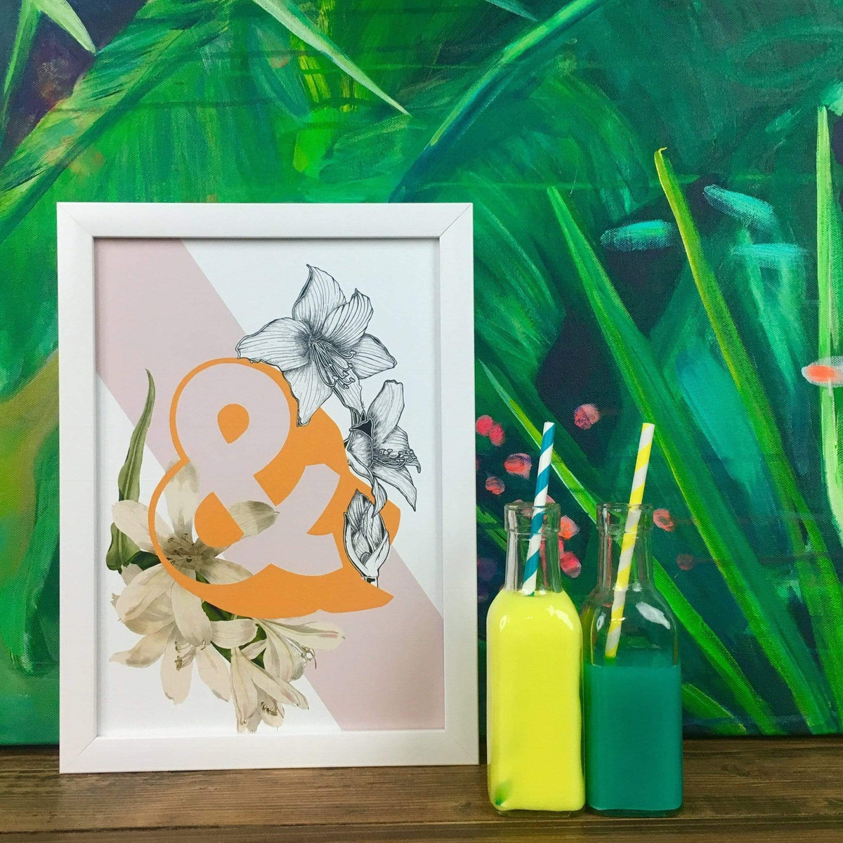 Botanical Alphabet & A3 Print