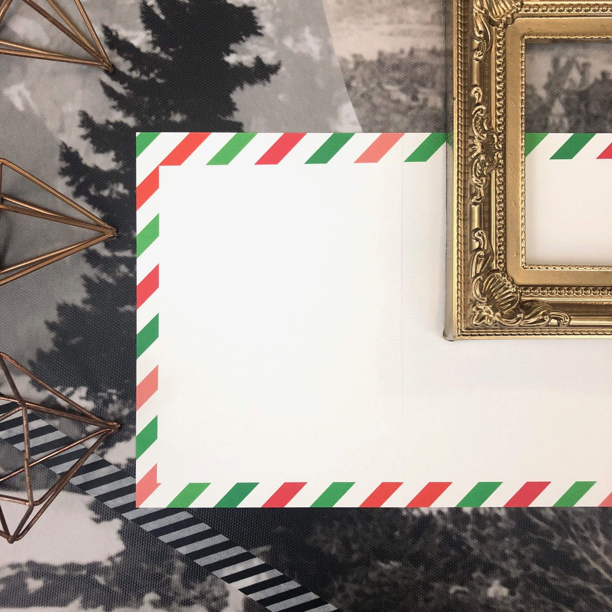 Pretty Inside of Card with no words