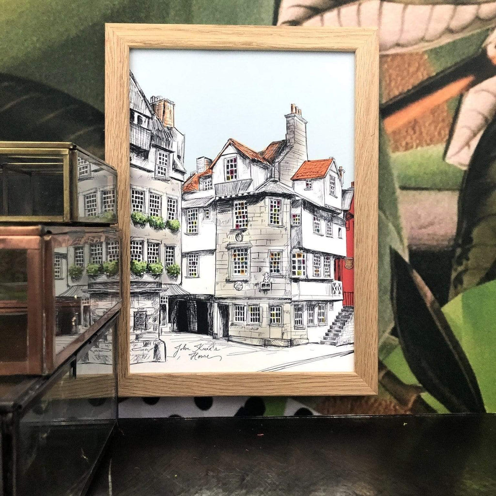 John Knox House Edinburgh A2 Print