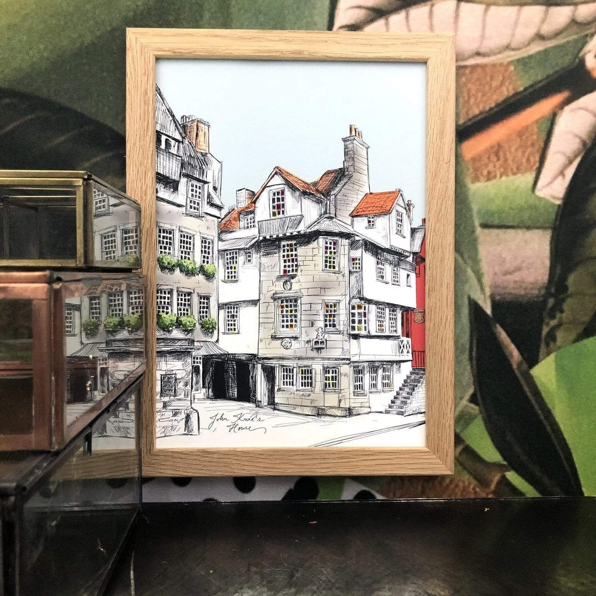 John Knox House Edinburgh A4 Print