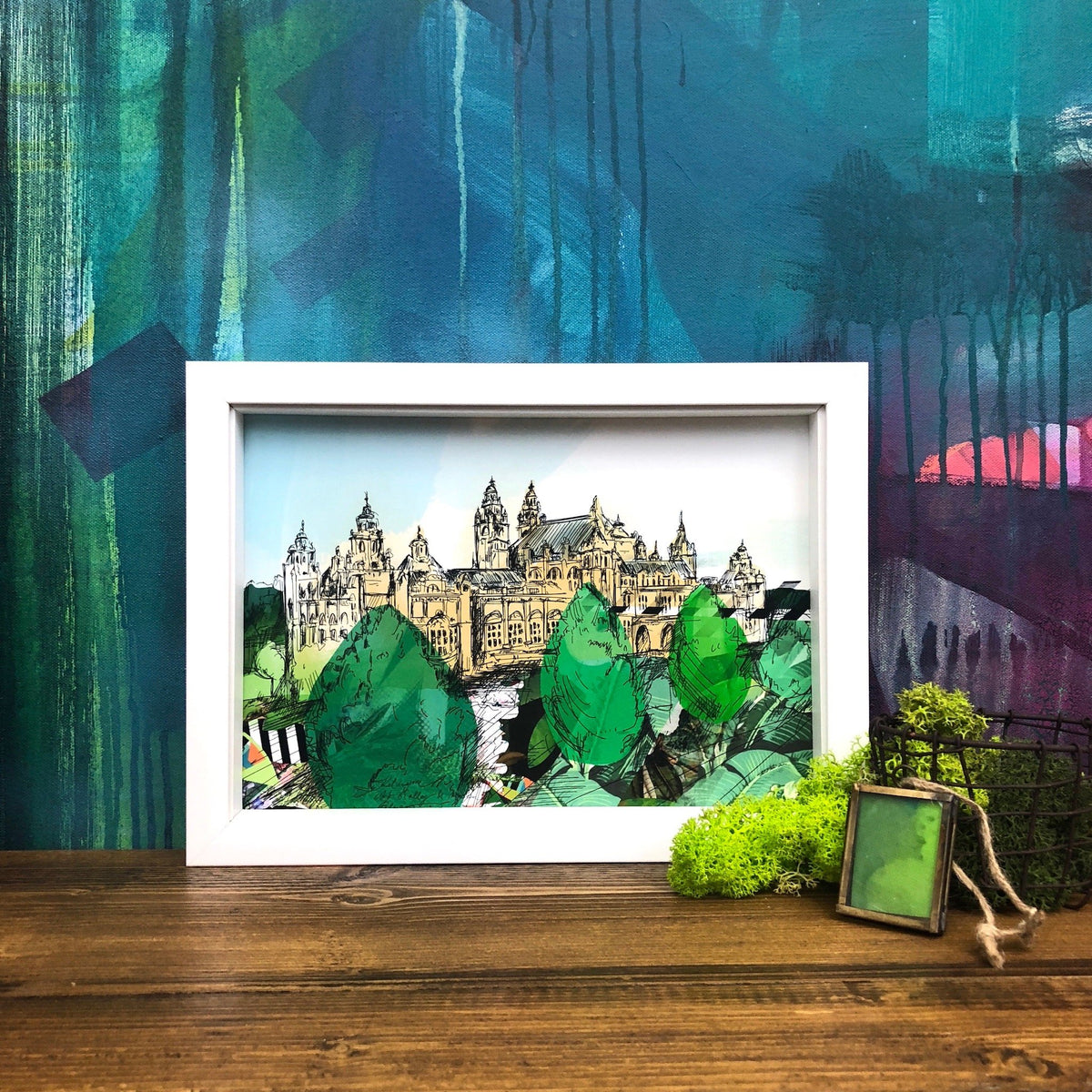 Kelvingrove Art Gallery & Museum A4 Print