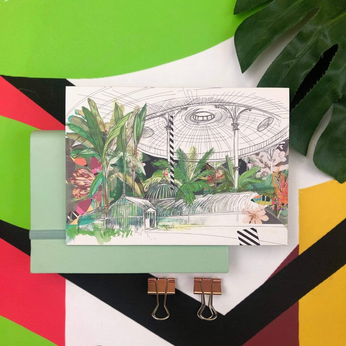 KIbble Palace Glasgow Greeting Card - (Trade Pack 6)