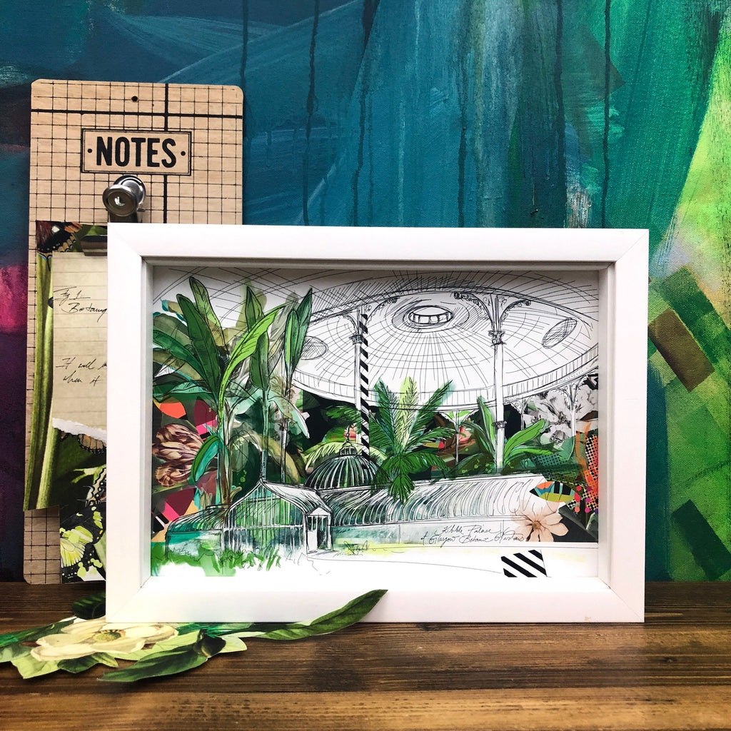 Kibble Palace of Glasgow Botanic Gardens A3 Print