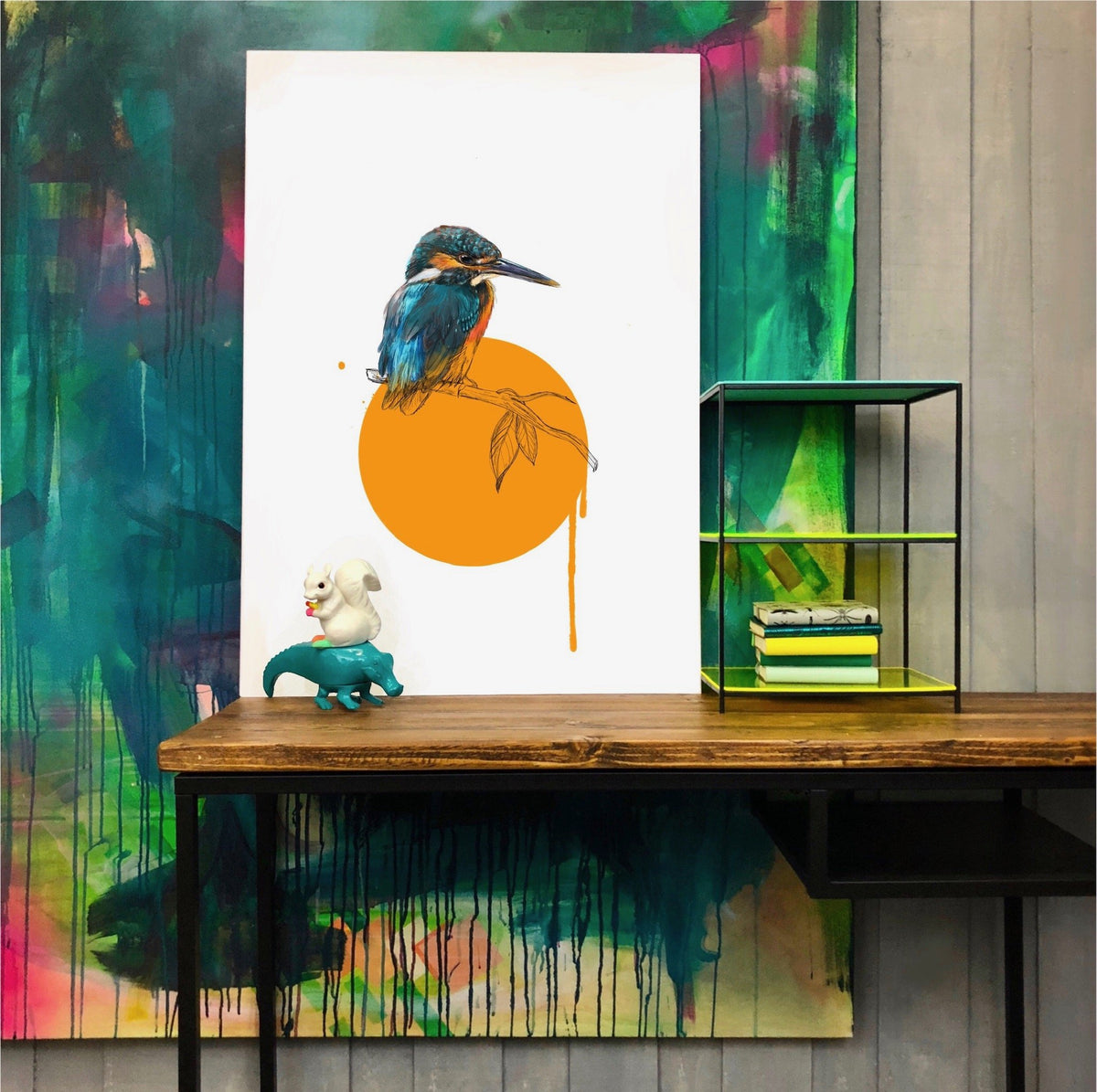 Kingfisher A4 Giclée Print