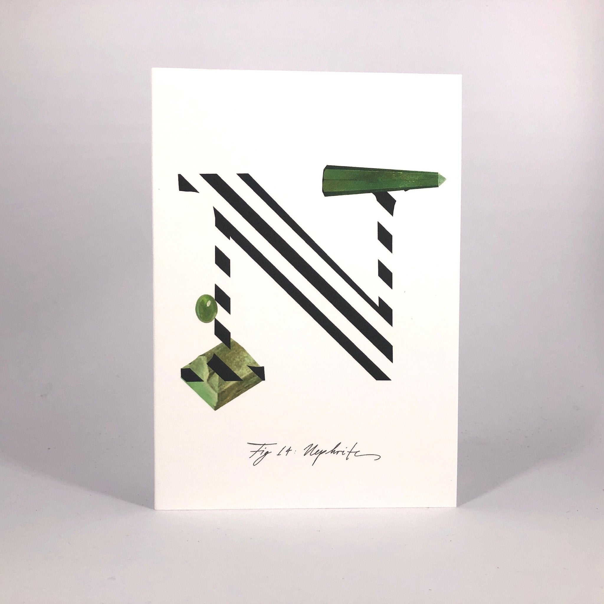 Gemstone Alphabet N Greeting Card
