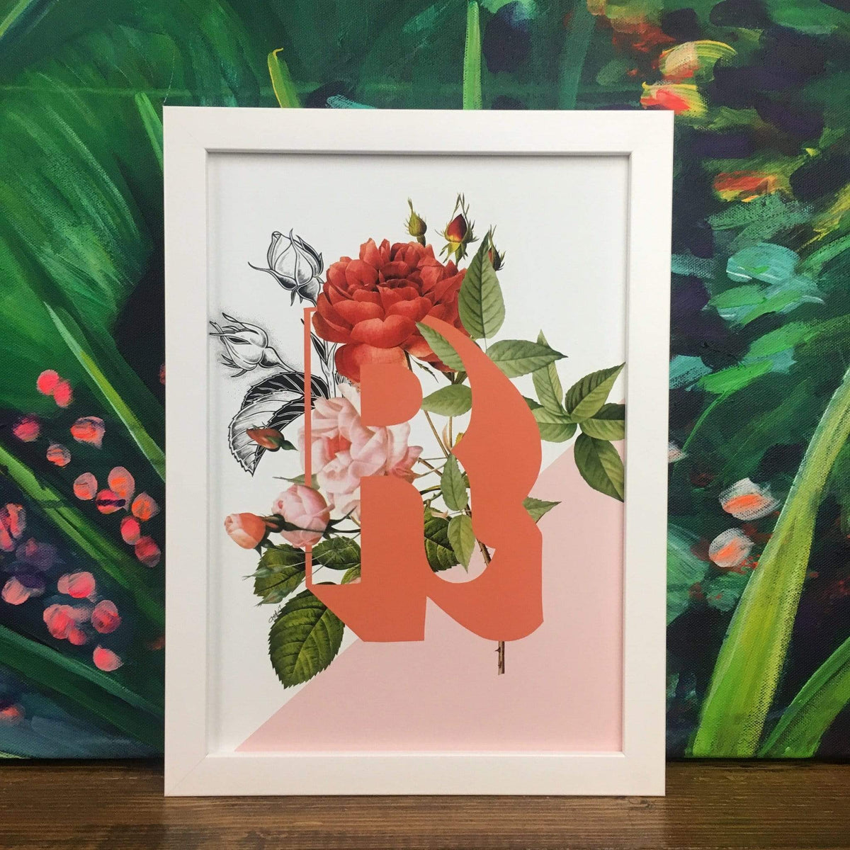 Botanical Alphabet R A2 Print