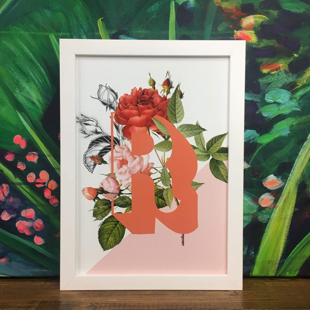 Botanical Alphabet R A3 Print