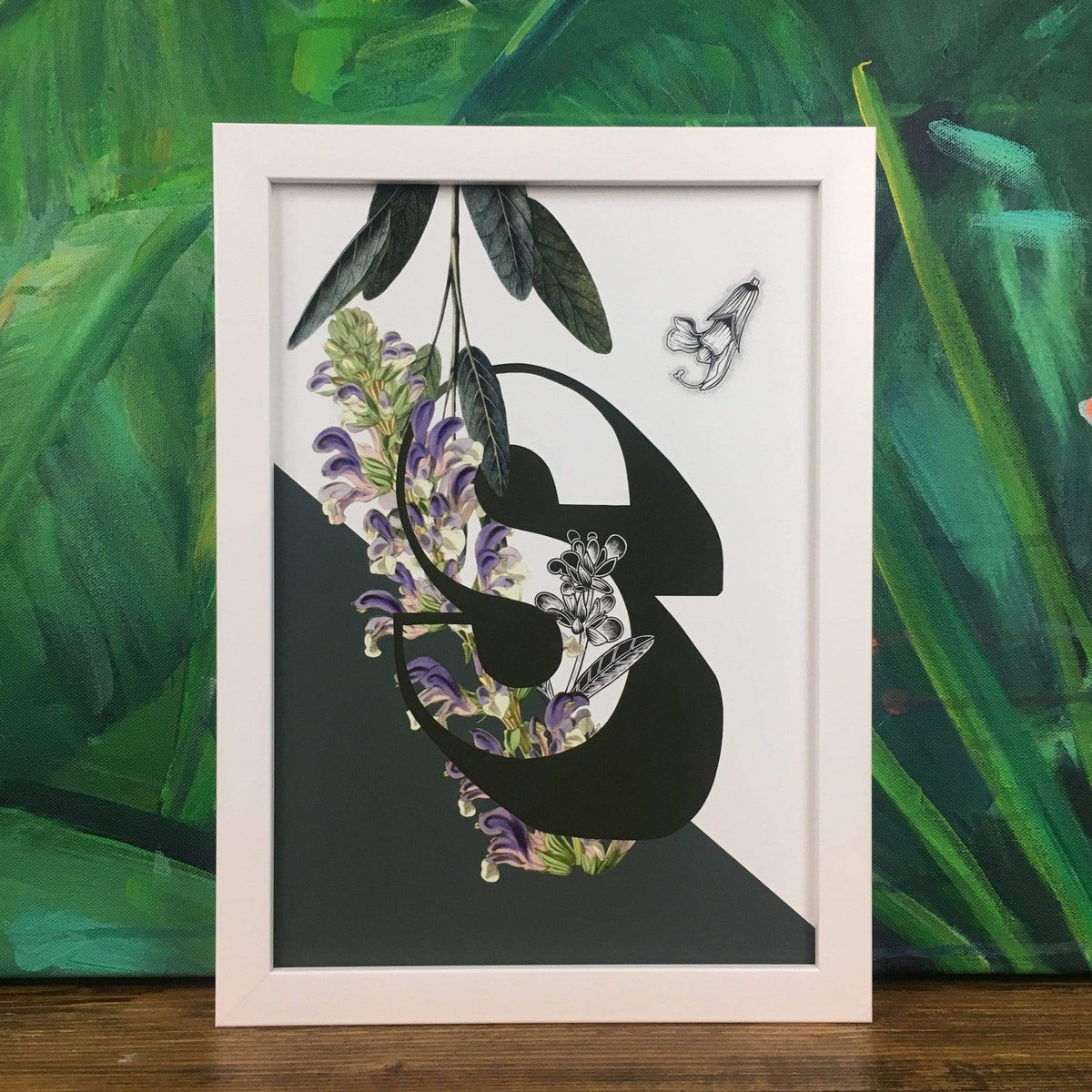 Botanical Alphabet S A2 Print