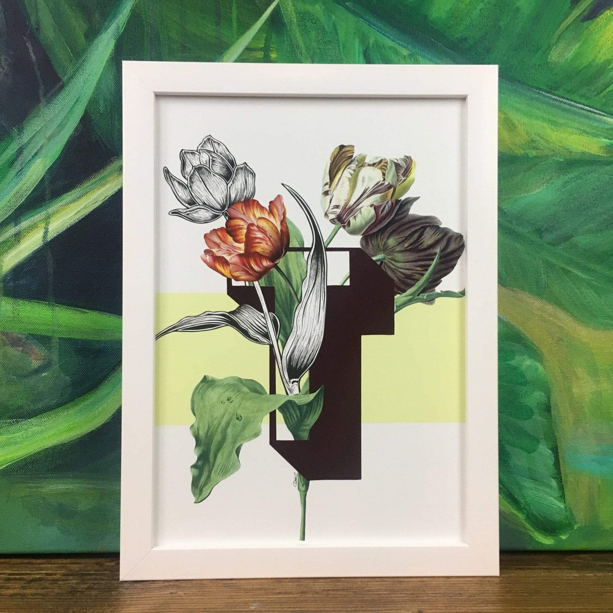 Botanical Alphabet T A2 Print