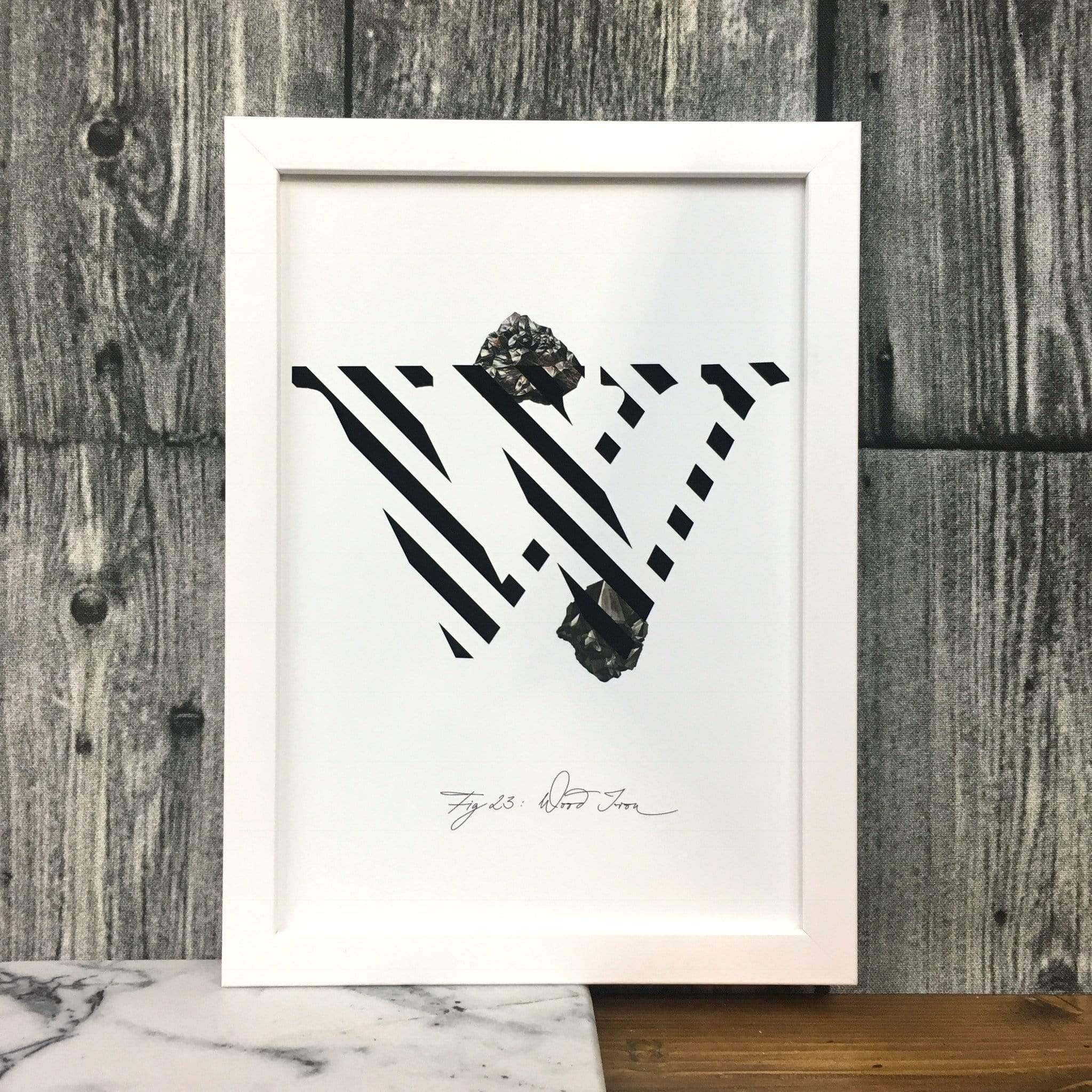 Gemstone Alphabet W A4 Print