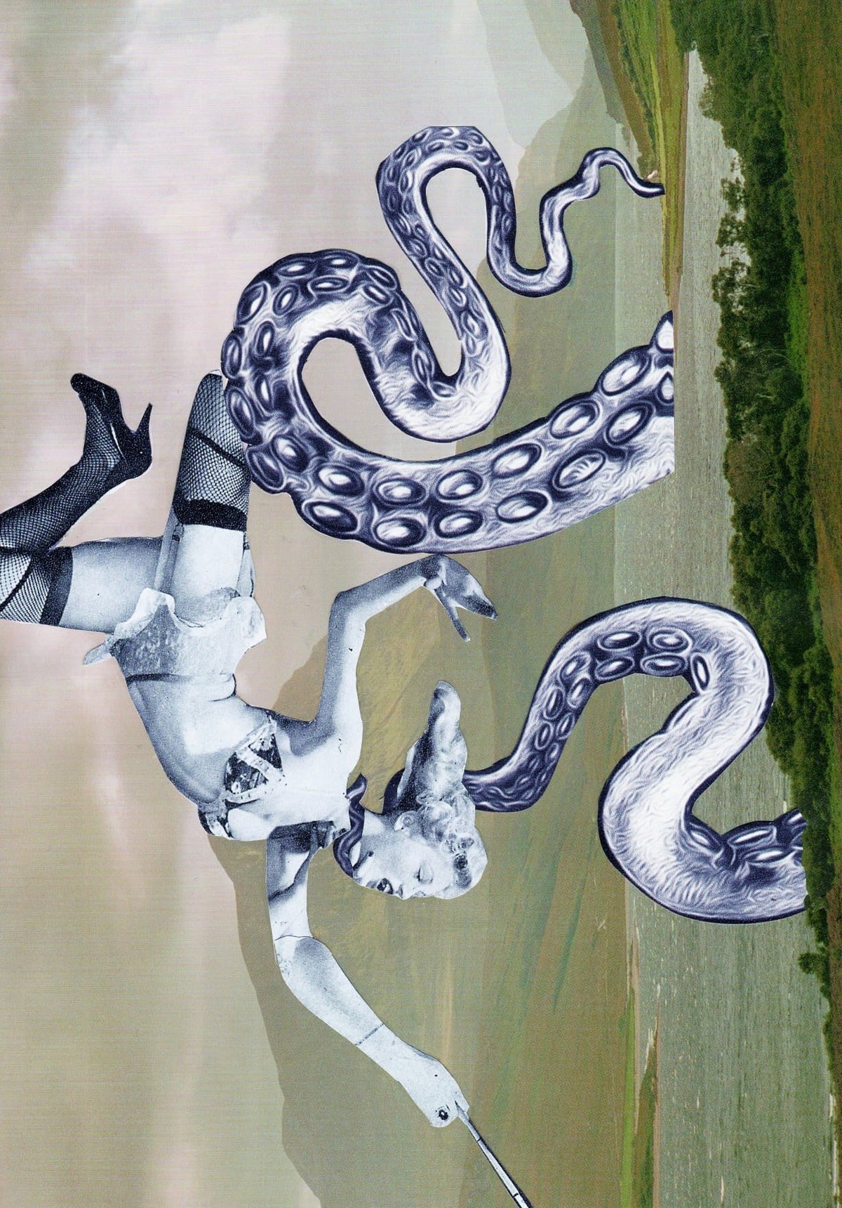 Loch Ness Kracken Greeting Card