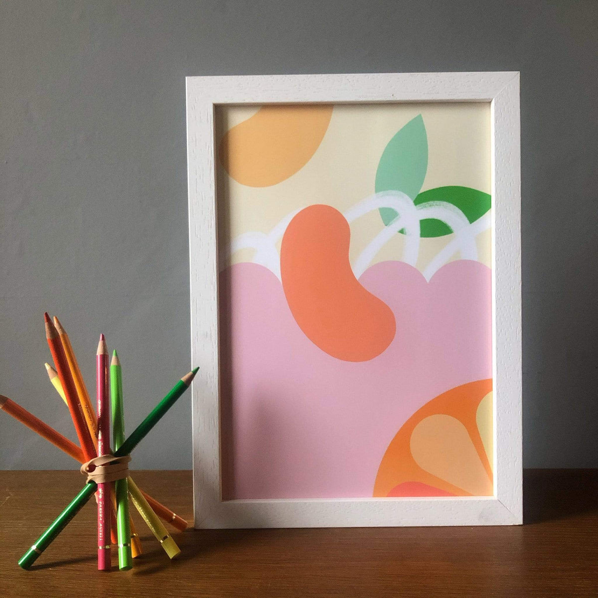 Mandarin Mousse A4 Print