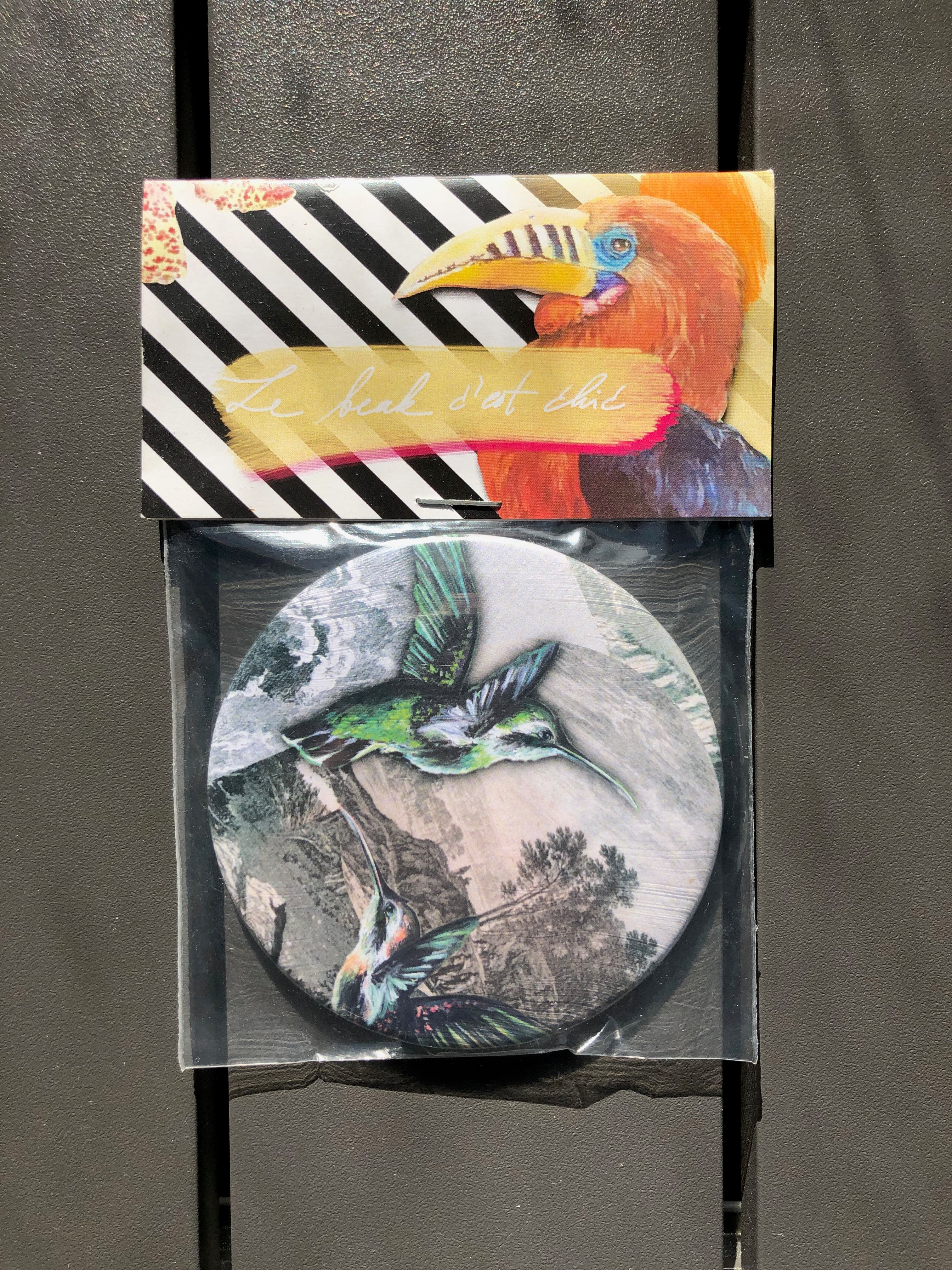 Hummingbird Pocket Mirror