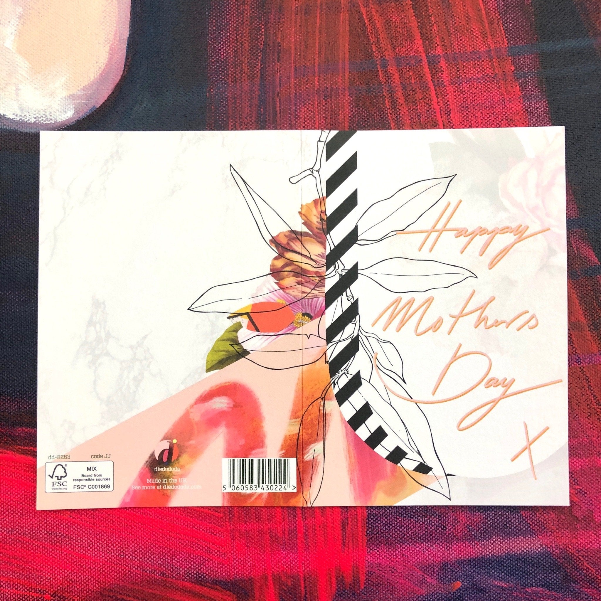 Occasional Stripes Happy Mothers Day Greeting Card